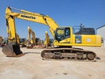 Side of used Excavator,Back of used Excavator,Used Komatsu Excavator in yard